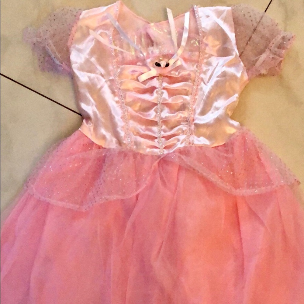 Sweet pink princess dress for toddler